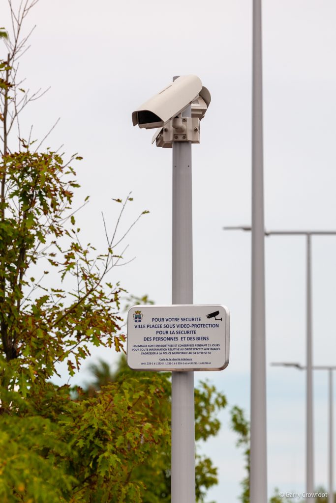 Caméra video surveillance Antibes Jules Grec parking