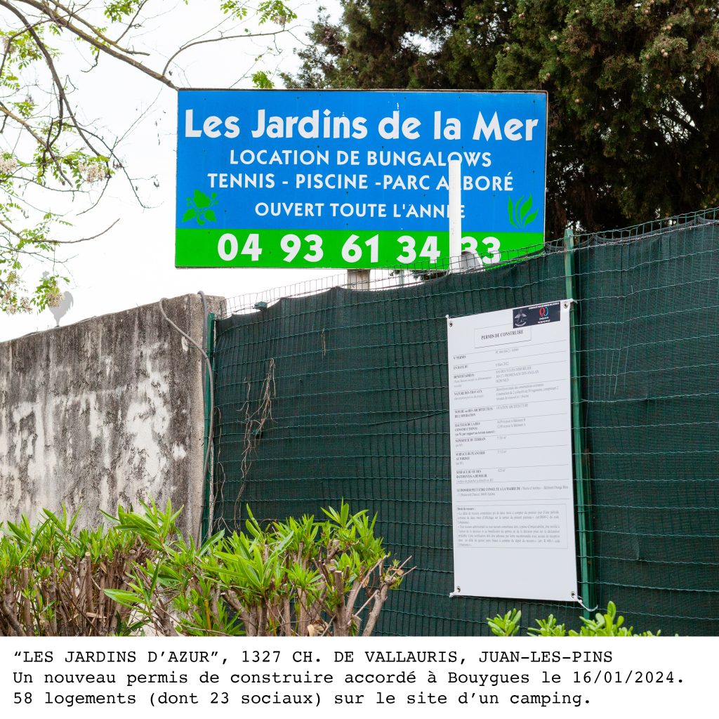 Jardins d'Azur chemin de Vallauris 06160 Antibes Juan-les-Pins Bouygues 2024