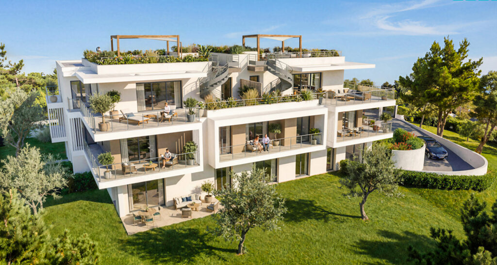 1351 chemin des Terriers 06600 Antibes. Tamarins. Maquette du promoteur. 2026